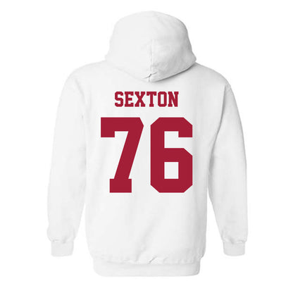 Oklahoma - NCAA Football : Jacob Sexton - Classic Shersey Hooded Sweatshirt-1