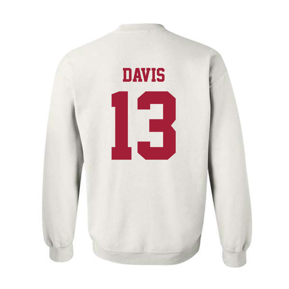 Oklahoma - NCAA Men's Basketball : Tae Davis - Classic Shersey Crewneck Sweatshirt-1