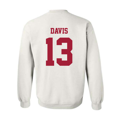 Oklahoma - NCAA Men's Basketball : Tae Davis - Classic Shersey Crewneck Sweatshirt-1