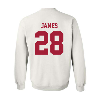 Oklahoma - NCAA Football : Marcus James - Classic Shersey Crewneck Sweatshirt-1