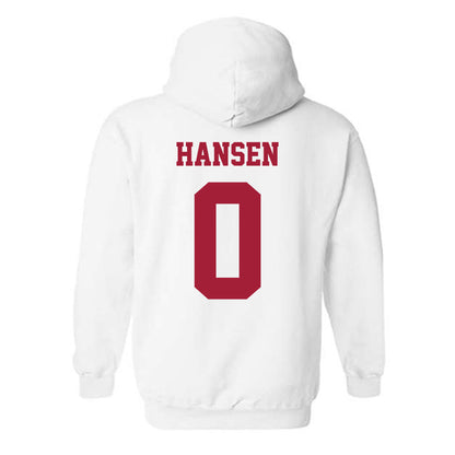 Oklahoma - NCAA Men's Basketball : Jake Hansen - Classic Shersey Hooded Sweatshirt-1