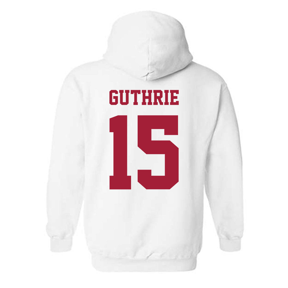 Oklahoma - NCAA Women's Soccer : Aly Guthrie - Classic Shersey Hooded Sweatshirt-1