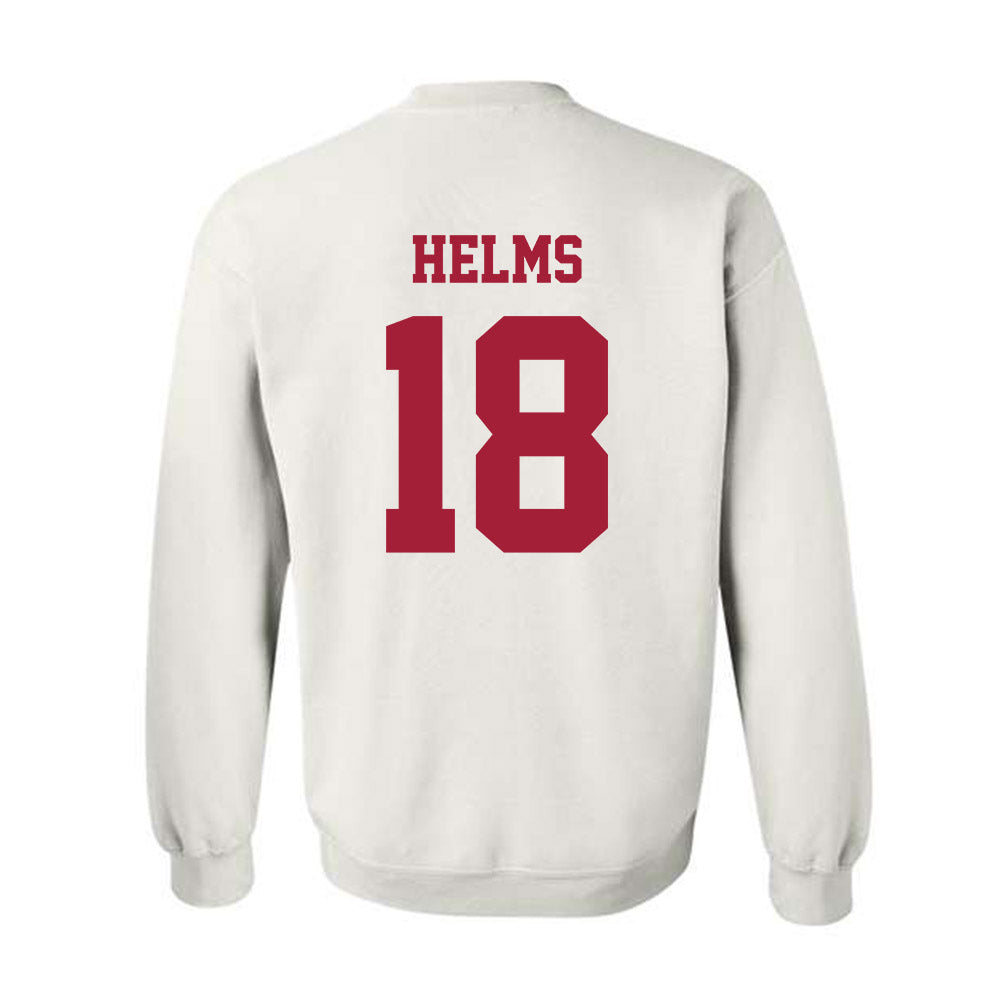 Oklahoma - NCAA Football : Kaden Helms - Classic Shersey Crewneck Sweatshirt-1