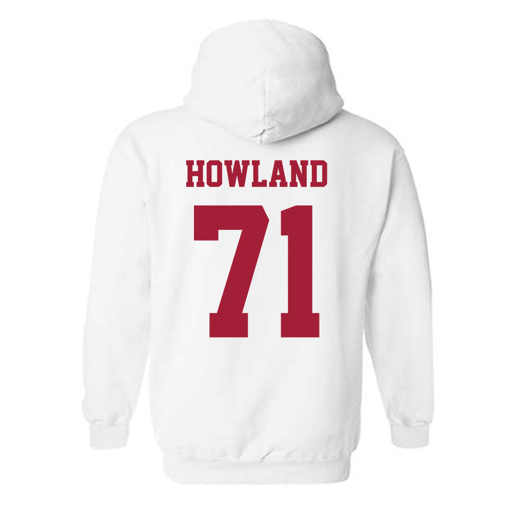 Oklahoma - NCAA Football : Logan Howland - Classic Shersey Hooded Sweatshirt-1