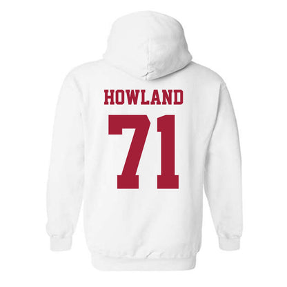 Oklahoma - NCAA Football : Logan Howland - Classic Shersey Hooded Sweatshirt-1