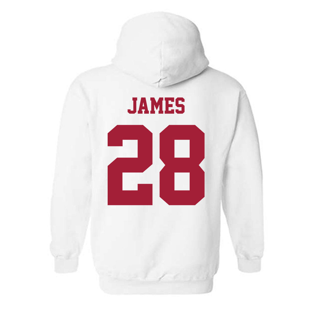 Oklahoma - NCAA Football : Marcus James - Classic Shersey Hooded Sweatshirt-1
