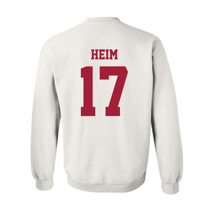 Oklahoma - NCAA Football : Taylor Heim - Classic Shersey Crewneck Sweatshirt-1