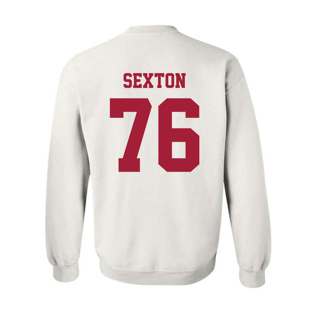 Oklahoma - NCAA Football : Jacob Sexton - Classic Shersey Crewneck Sweatshirt-1