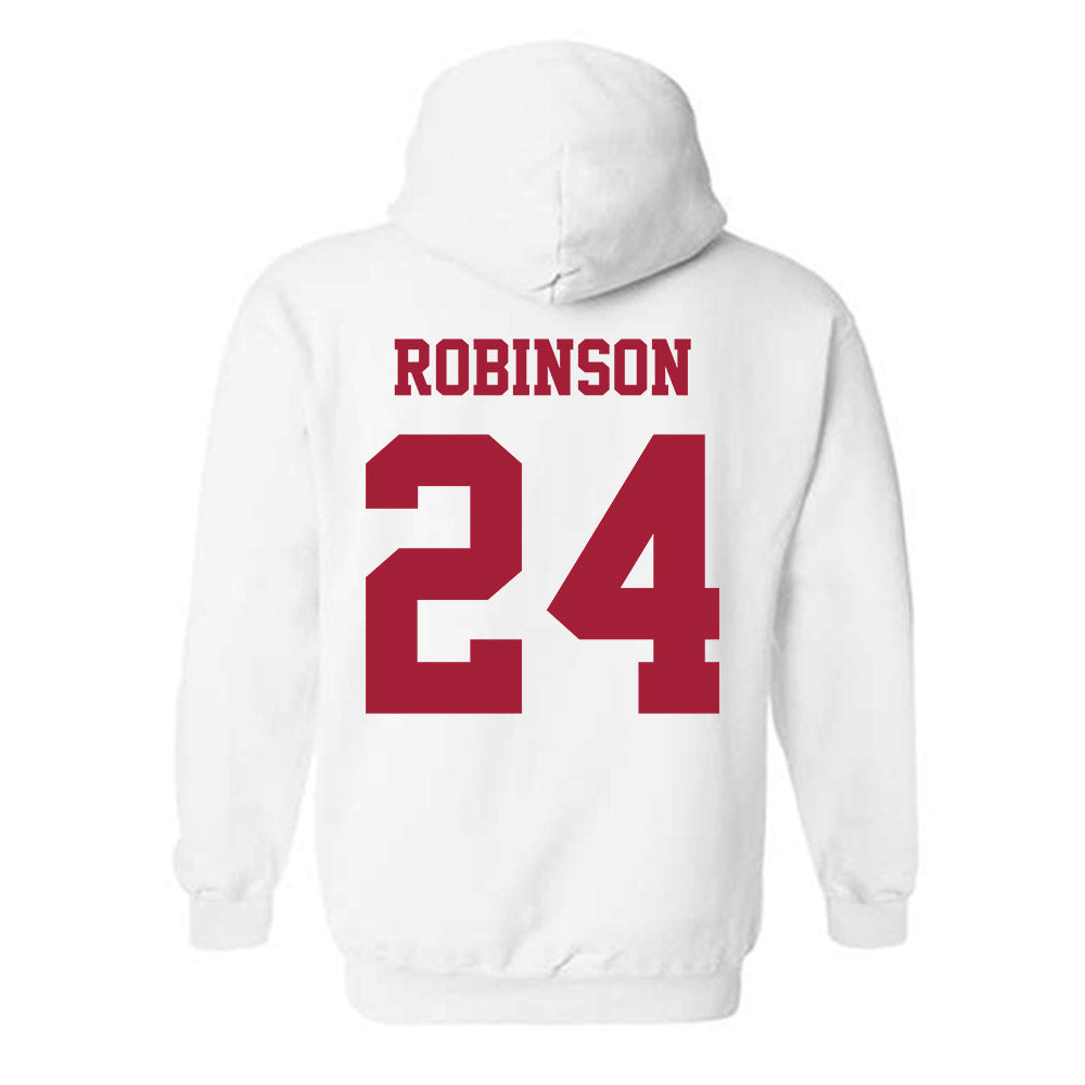 Oklahoma - NCAA Football : Xavier Robinson - Classic Shersey Hooded Sweatshirt-1
