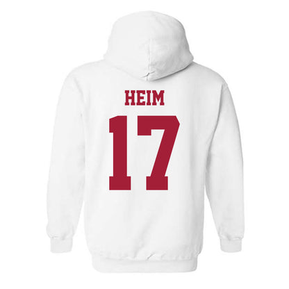 Oklahoma - NCAA Football : Taylor Heim - Classic Shersey Hooded Sweatshirt-1