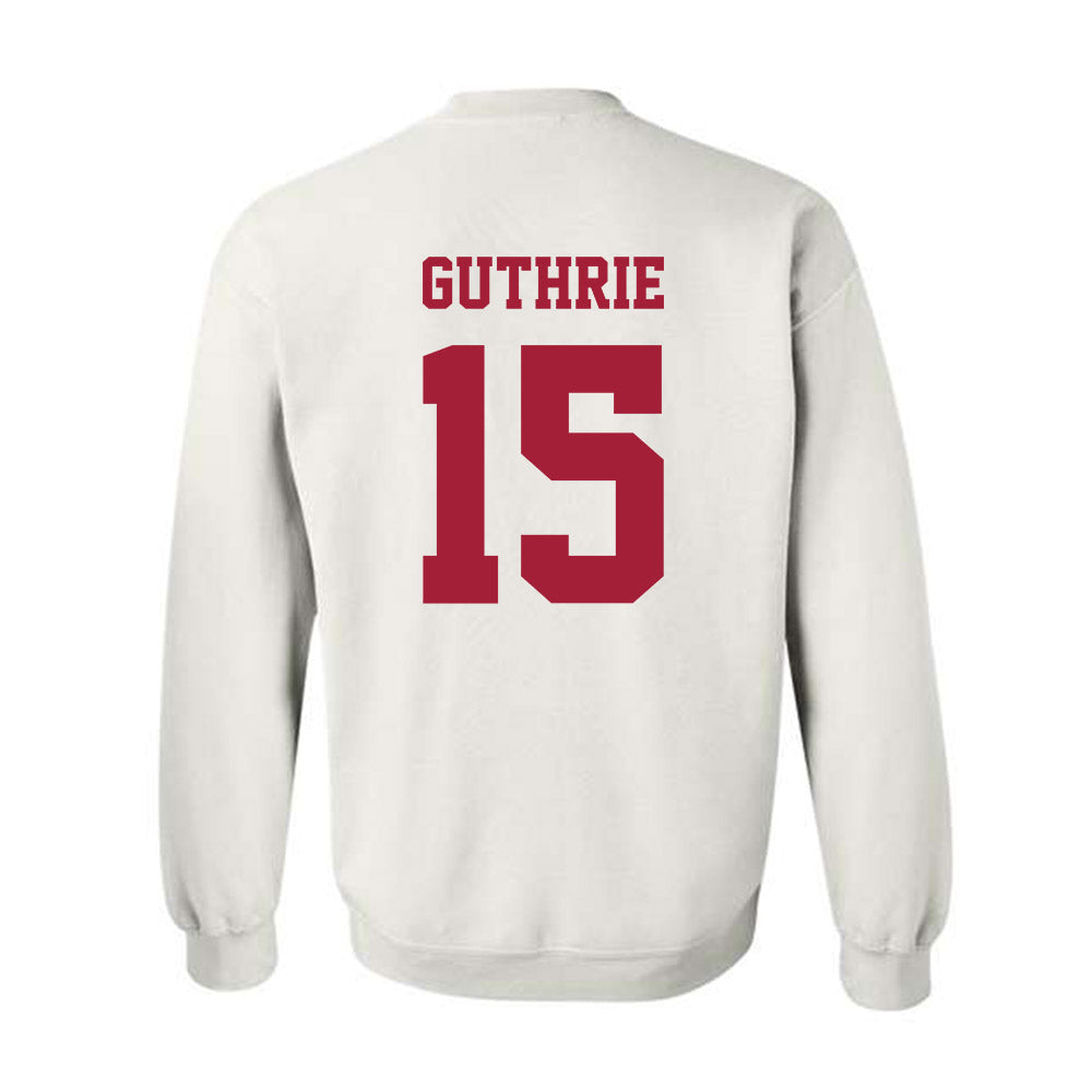 Oklahoma - NCAA Women's Soccer : Aly Guthrie - Classic Shersey Crewneck Sweatshirt-1