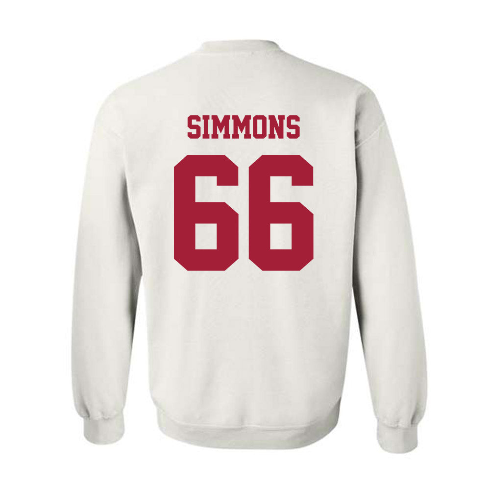 Oklahoma - NCAA Football : Derek Simmons - Classic Shersey Crewneck Sweatshirt-1