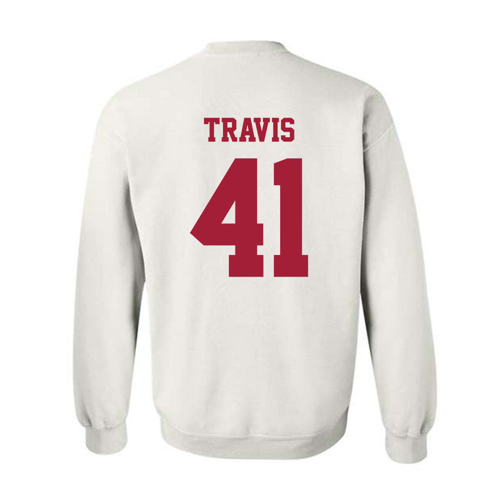 Oklahoma - NCAA Football : Barrett Travis - Classic Shersey Crewneck Sweatshirt-1