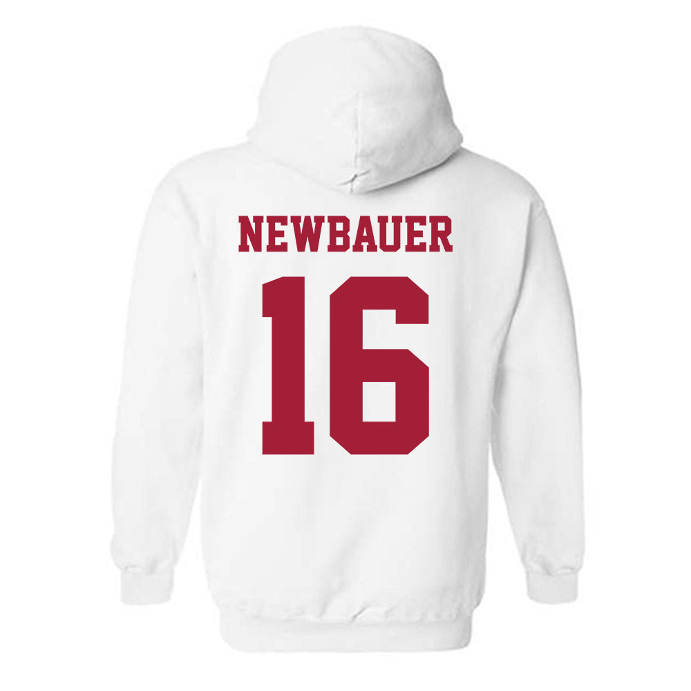 Oklahoma - NCAA Football : Whitt Newbauer - Classic Shersey Hooded Sweatshirt-1
