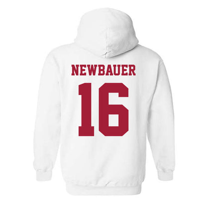 Oklahoma - NCAA Football : Whitt Newbauer - Classic Shersey Hooded Sweatshirt-1