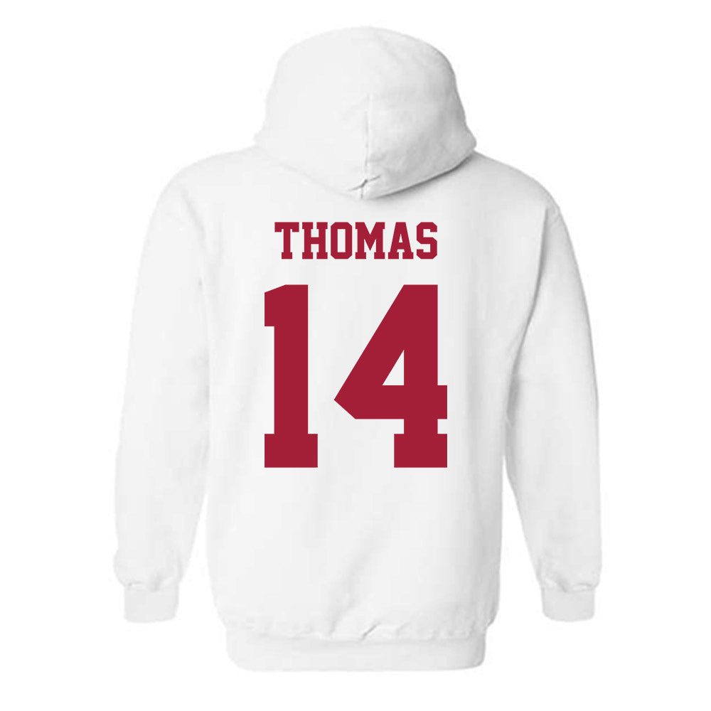 Oklahoma - NCAA Football : Elijah Thomas - Classic Shersey Hooded Sweatshirt-1