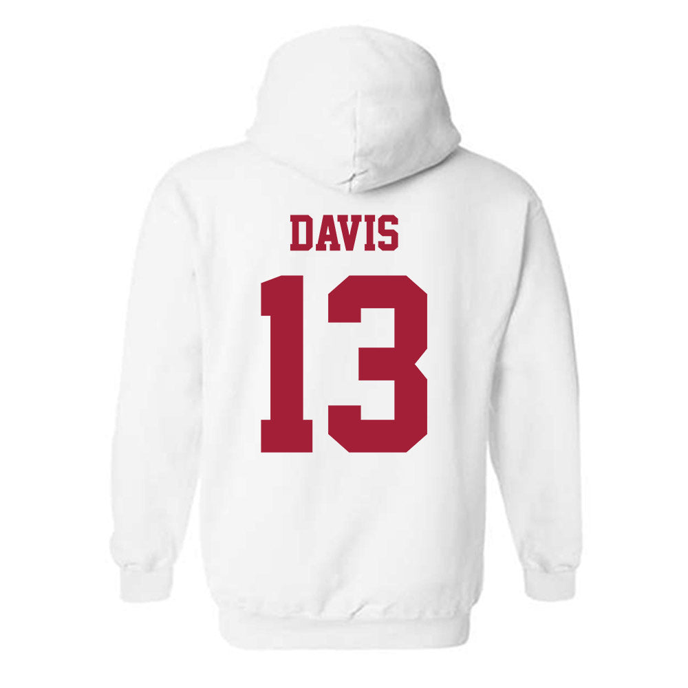 Oklahoma - NCAA Men's Basketball : Tae Davis - Classic Shersey Hooded Sweatshirt-1