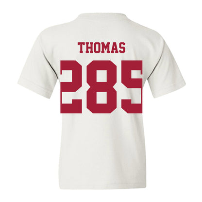 Oklahoma - NCAA Wrestling : Ricky Thomas - Classic Shersey Youth T-Shirt-1