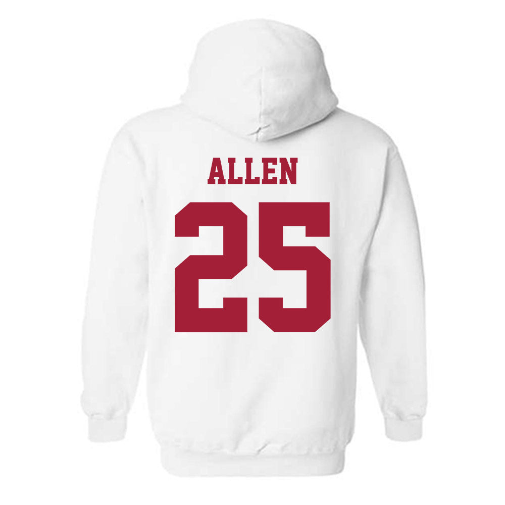 Oklahoma - NCAA Women's Basketball : Landry Allen - Classic Shersey Hooded Sweatshirt-1