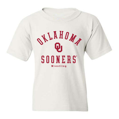 Oklahoma - NCAA Wrestling : Layton Schneider - Classic Shersey Youth T-Shirt-0