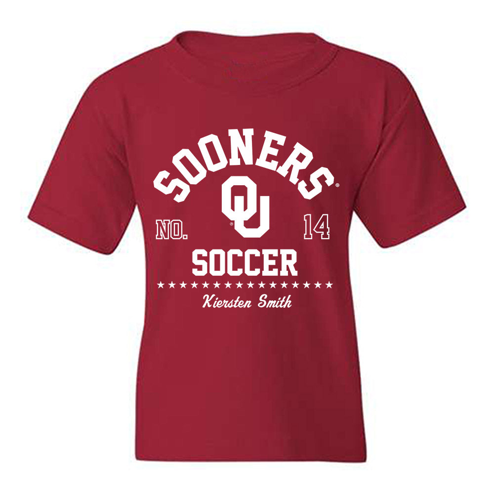 Oklahoma - NCAA Women's Soccer : Kiersten Smith - Classic Fashion Shersey Youth T-Shirt-0