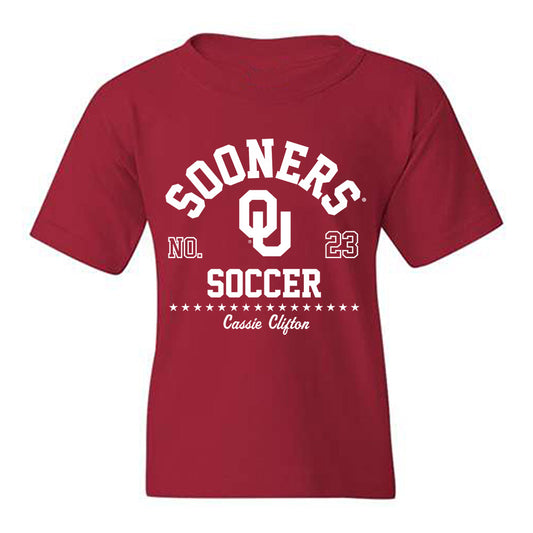 Oklahoma - NCAA Women's Soccer : Cassie Clifton - Classic Fashion Shersey Youth T-Shirt-0