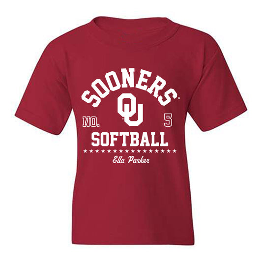 Oklahoma - NCAA Softball : Ella Parker - Classic Fashion Shersey Youth T-Shirt-0