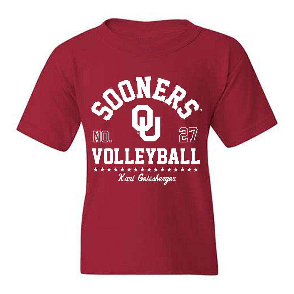  - NCAA Women's Volleyball : Kari Geissberger - Classic Fashion Shersey Youth T-Shirt-0