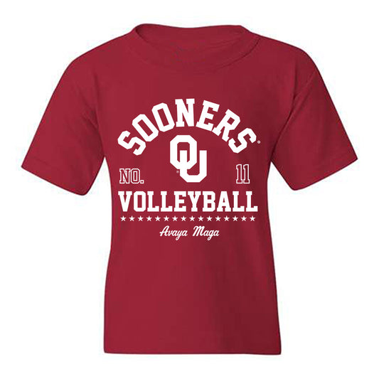 Oklahoma - NCAA Women's Volleyball : Avaya Maga - Classic Fashion Shersey Youth T-Shirt-0