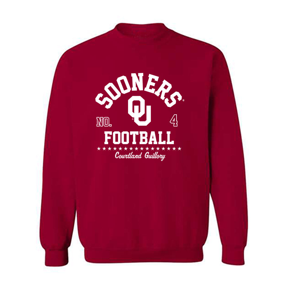 Oklahoma - NCAA Football : Courtland Guillory - Classic Fashion Shersey Crewneck Sweatshirt-0