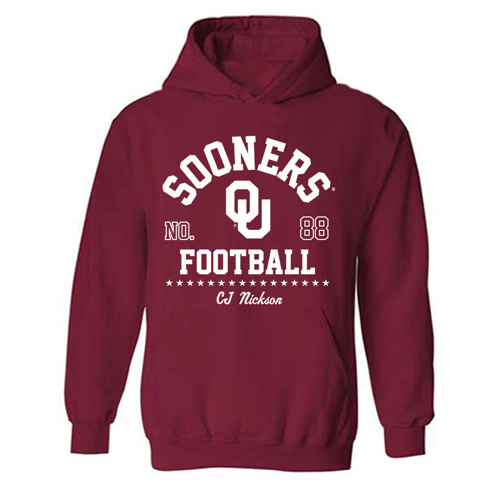 Oklahoma - NCAA Football : CJ Nickson - Classic Fashion Shersey Hooded Sweatshirt-0