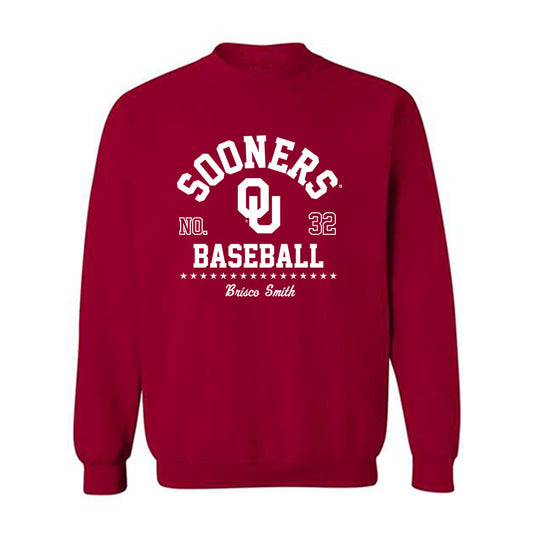 Oklahoma - NCAA Baseball : Brisco Smith - Classic Fashion Shersey Crewneck Sweatshirt-0