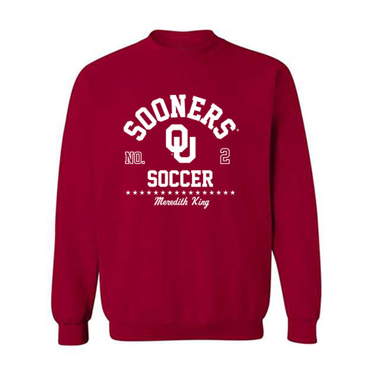 Oklahoma - NCAA Women's Soccer : Meredith King - Classic Fashion Shersey Crewneck Sweatshirt