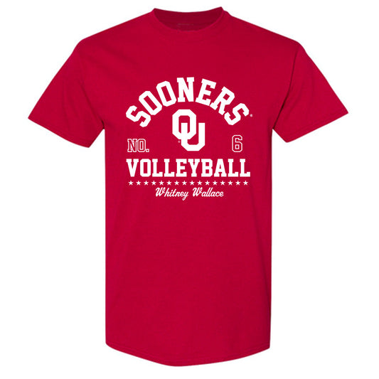 Oklahoma - NCAA Women's Volleyball : Whitney Wallace - Classic Fashion Shersey T-Shirt-0