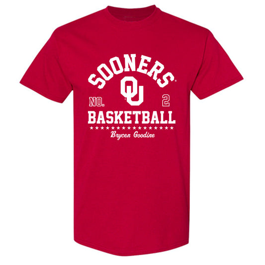 Oklahoma - NCAA Men's Basketball : Brycen Goodine - Classic Fashion Shersey T-Shirt-0