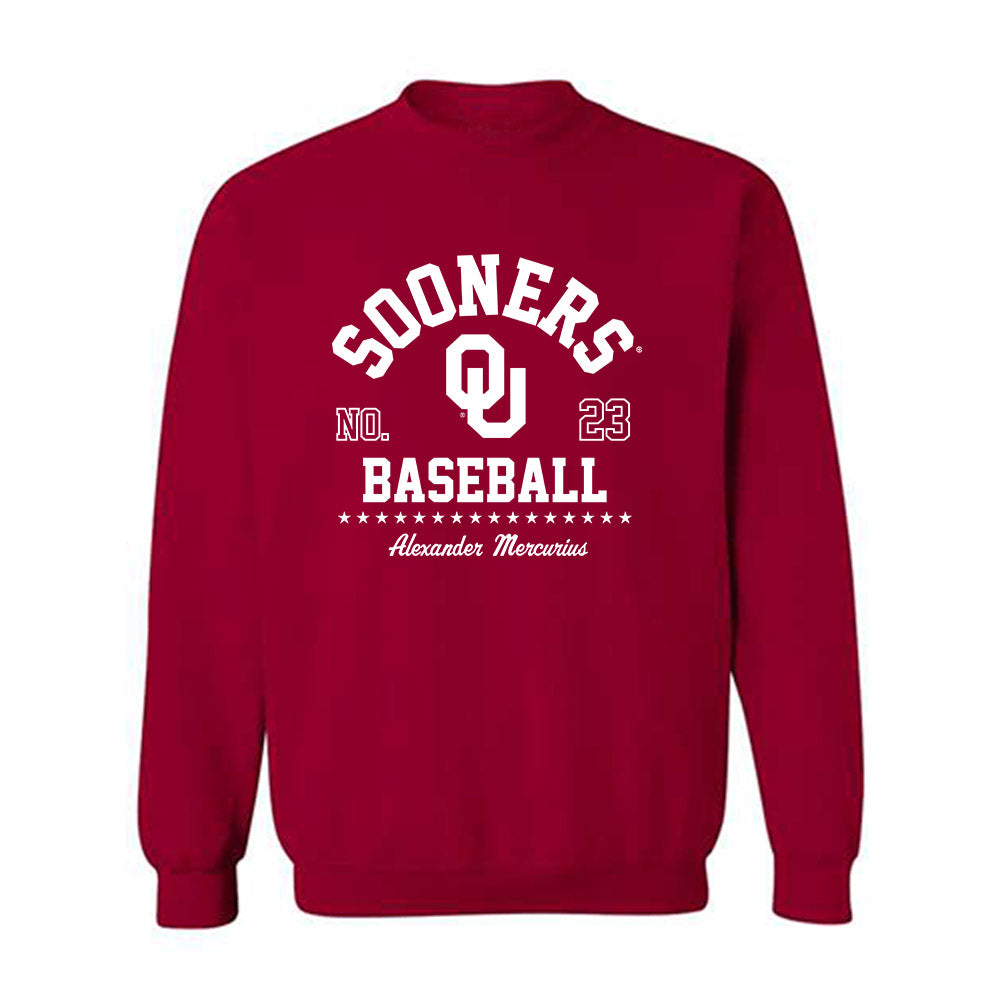 Oklahoma - NCAA Baseball : Alexander Mercurius - Classic Fashion Shersey Crewneck Sweatshirt-0