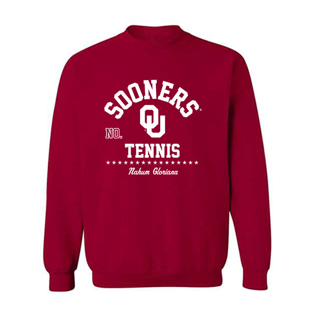 Oklahoma - NCAA Women's Tennis : Nahum Gloriana - Classic Fashion Shersey Crewneck Sweatshirt-0