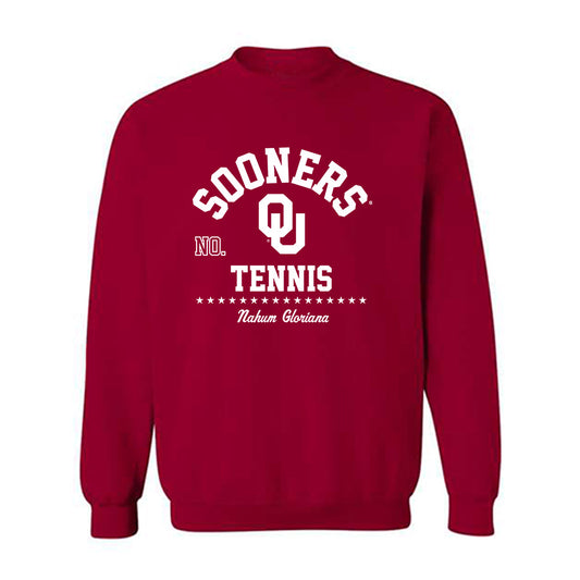 Oklahoma - NCAA Women's Tennis : Nahum Gloriana - Classic Fashion Shersey Crewneck Sweatshirt-0