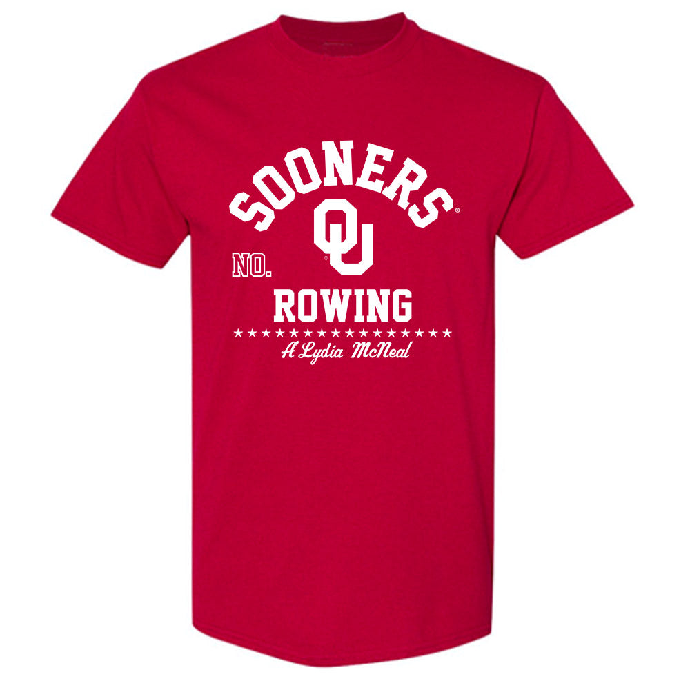 Oklahoma - NCAA Women's Rowing : A'Lydia McNeal - Classic Fashion Shersey T-Shirt-0