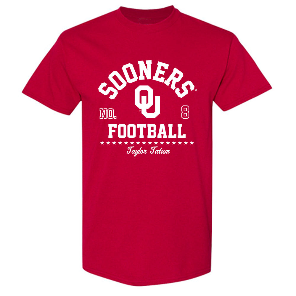 Oklahoma - NCAA Football : Taylor Tatum - Classic Fashion Shersey T-Shirt-0