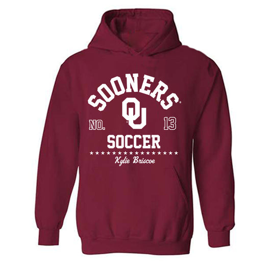 Oklahoma - NCAA Women's Soccer : Kylie Briscoe - Classic Fashion Shersey Hooded Sweatshirt-0
