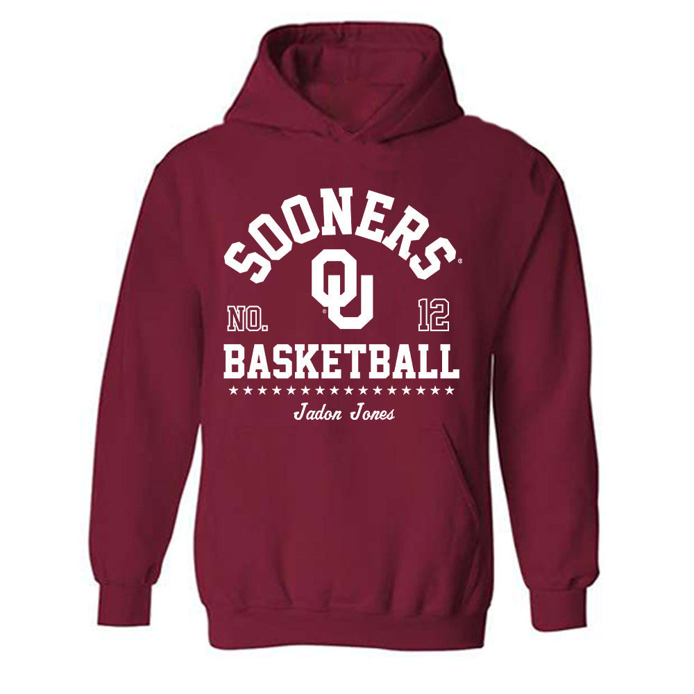 Oklahoma - NCAA Men's Basketball : Jadon Jones - Classic Fashion Shersey Hooded Sweatshirt-0