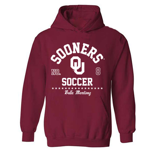 Oklahoma - NCAA Women's Soccer : Bella Martinez - Classic Fashion Shersey Hooded Sweatshirt-0