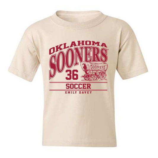 Oklahoma - NCAA Women's Soccer : Emily Davey - Classic Fashion Shersey Youth T-Shirt-0