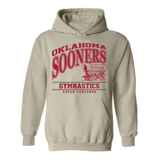 Oklahoma - NCAA Women's Gymnastics : Aspen Lenczner - Classic Fashion Shersey Hooded Sweatshirt-0