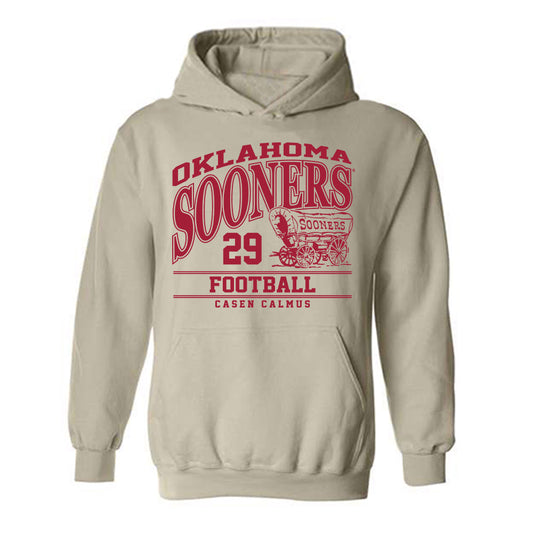 Oklahoma - NCAA Football : Casen Calmus - Classic Fashion Shersey Hooded Sweatshirt