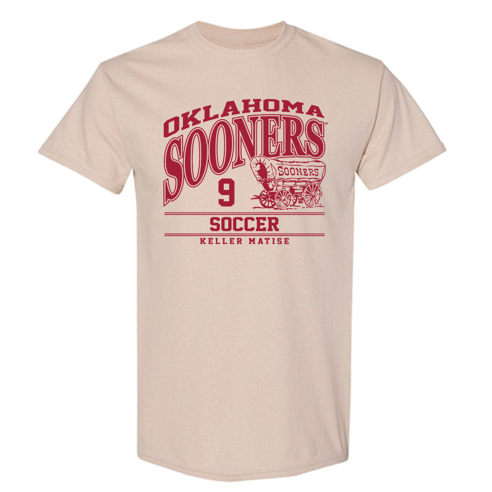 Oklahoma - NCAA Women's Soccer : Keller Matise - Classic Fashion Shersey T-Shirt-0