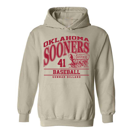 Oklahoma - NCAA Baseball : Gunnar Dillard - Classic Fashion Shersey Hooded Sweatshirt-0