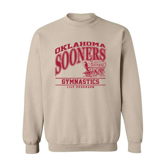 Oklahoma - NCAA Women's Gymnastics : Lily Pederson - Classic Fashion Shersey Crewneck Sweatshirt-0
