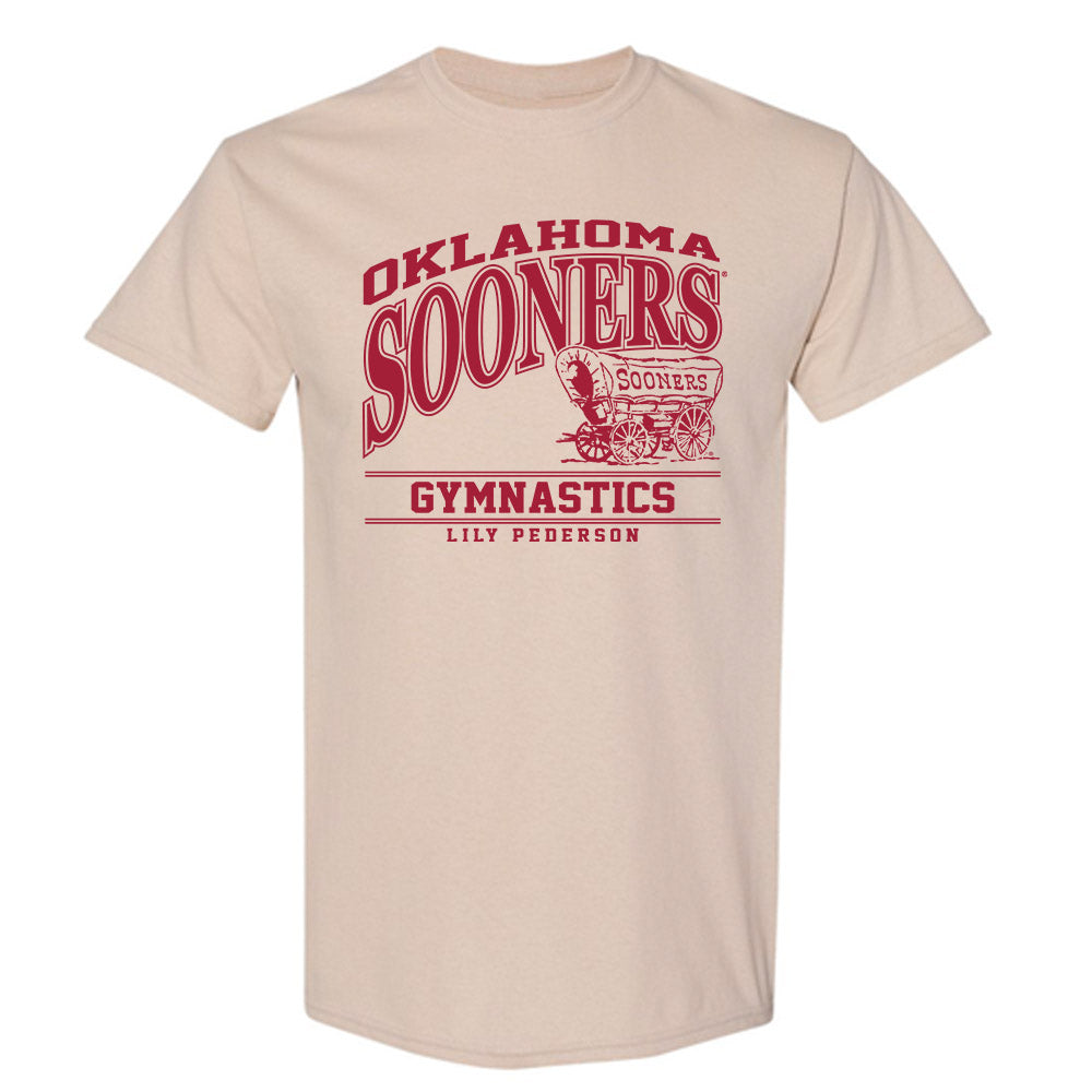Oklahoma - NCAA Women's Gymnastics : Lily Pederson - Classic Fashion Shersey T-Shirt-0